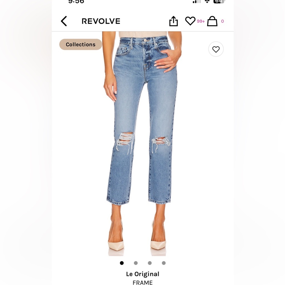Frame denim. Size 26. Le original